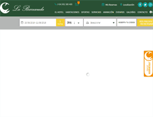 Tablet Screenshot of hotellabarracuda.com